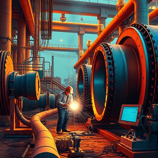 strength girth welder pipeline construction plastic